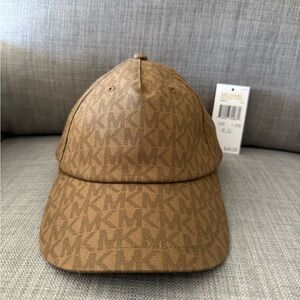 Michael Kors Tan Monogram Hat